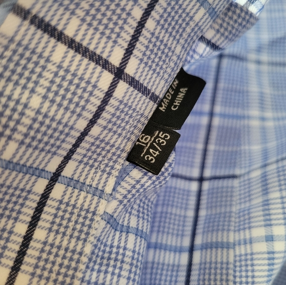 Hugo Boss Sharp Fit Dress Shirt size L 16 34/35 - Picture 5 of 9